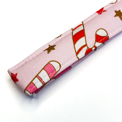 Candy Canes Keychain Wristlet