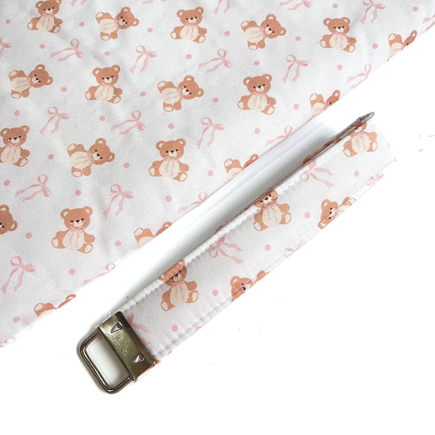 Teddy Bear Keychain Wristlet