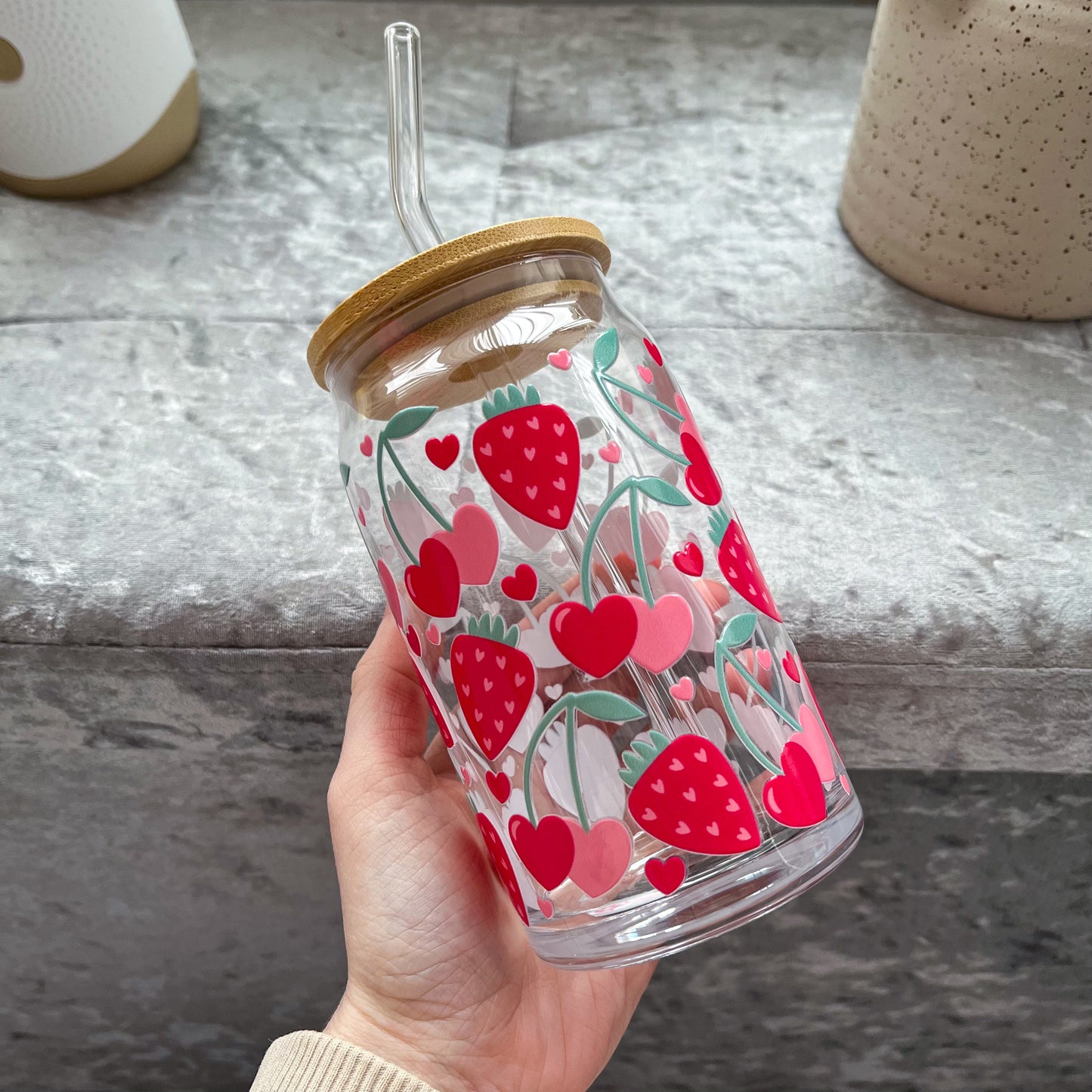 Valentines Fruit Tumbler